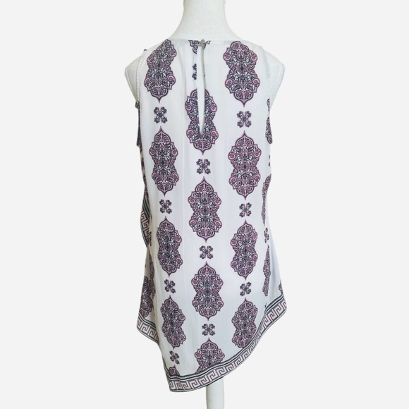 White House Black Market Asymmetrical Tunic Size Medium - Picture 5 of 10